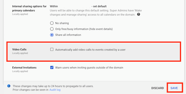 Google カレンダーで Googleハングアウトを無効にする Zoom Support